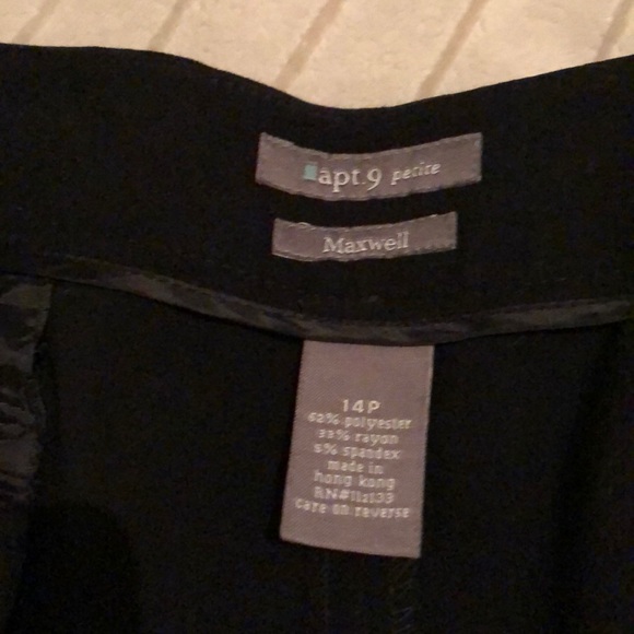 Black wide leg dress pant - Picture 1 of 2